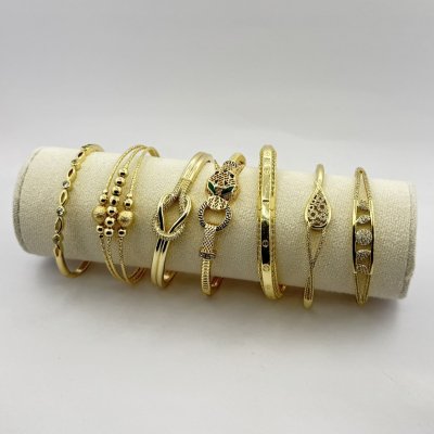 Bratari placate aur 18k