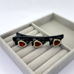 Accesoriu de par cu inimioare colorate