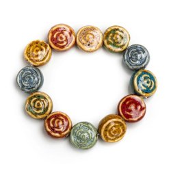 Bratara colorata din ceramica