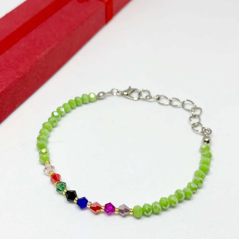 Bratara colorata margelute fine
