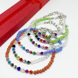 Bratara colorata margelute fine
