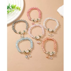 Bratara cu flori elastica