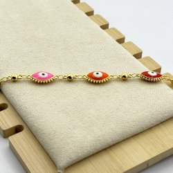 Bratara de picior otel inoxidabil Ochiul lui Horus Bratara de picior otel inoxidabil Ochiul lui Horus