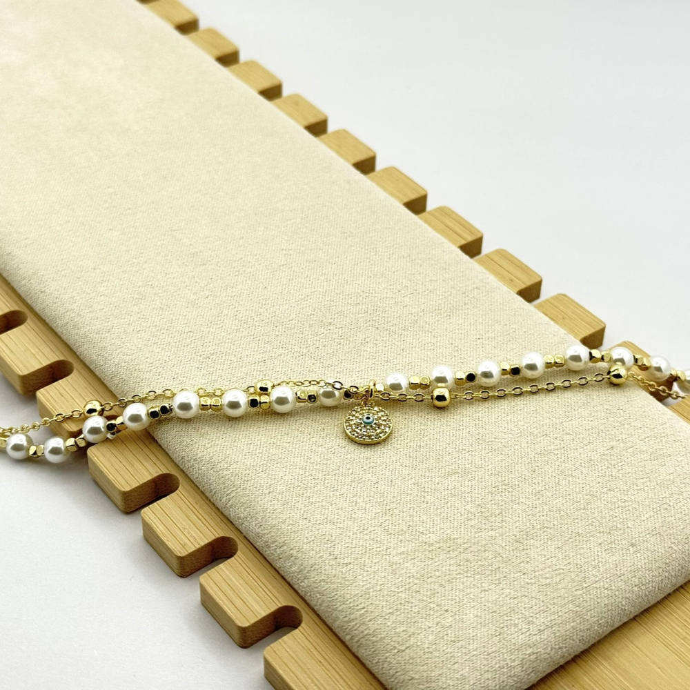 Bratara placata cu aur 18k