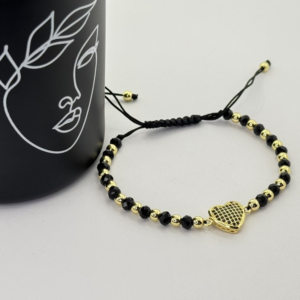 Bratara snur cerat cu inimioara Bratara snur cerat cu inimioara