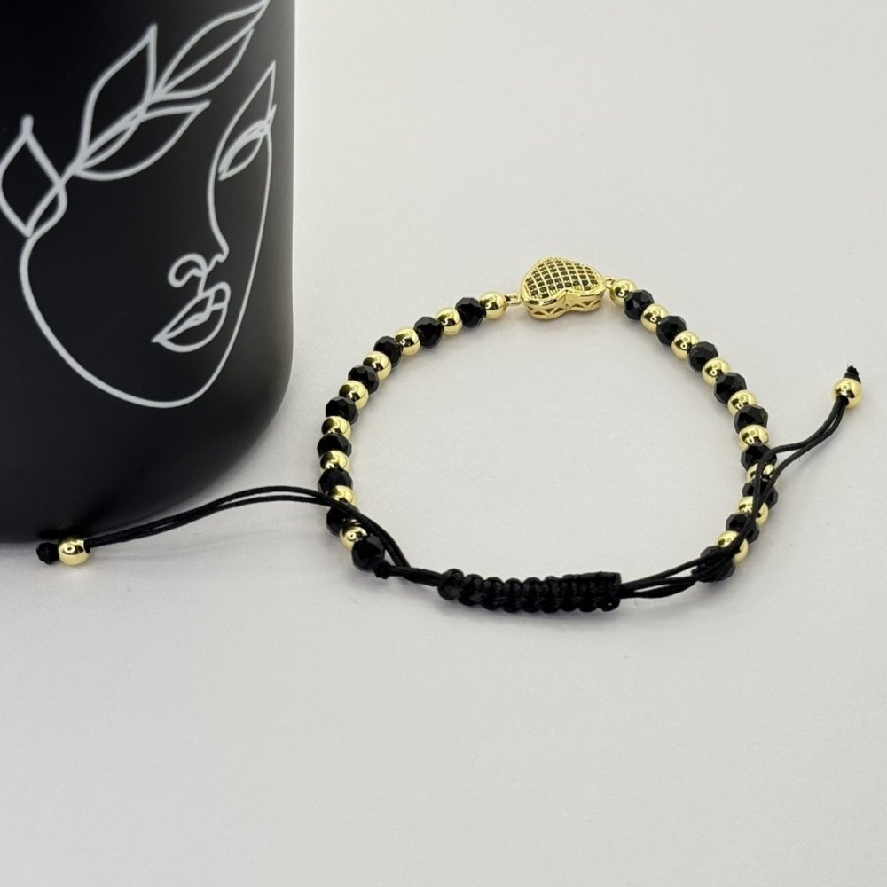 Bratara snur cerat cu inimioara Bratara snur cerat cu inimioara