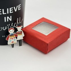 Brosa Cuplu Dansatori Brosa Cuplu Dansatori