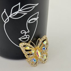 Brosa fluturas Fashion Jewelry