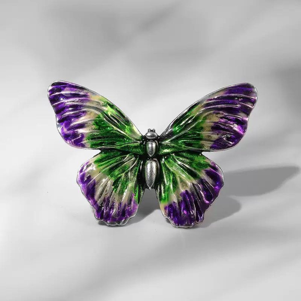 Brosa fluture colorat