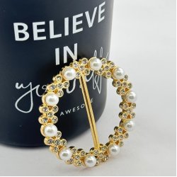 Brosa inel pentru esarfa Brosa inel pentru esarfa