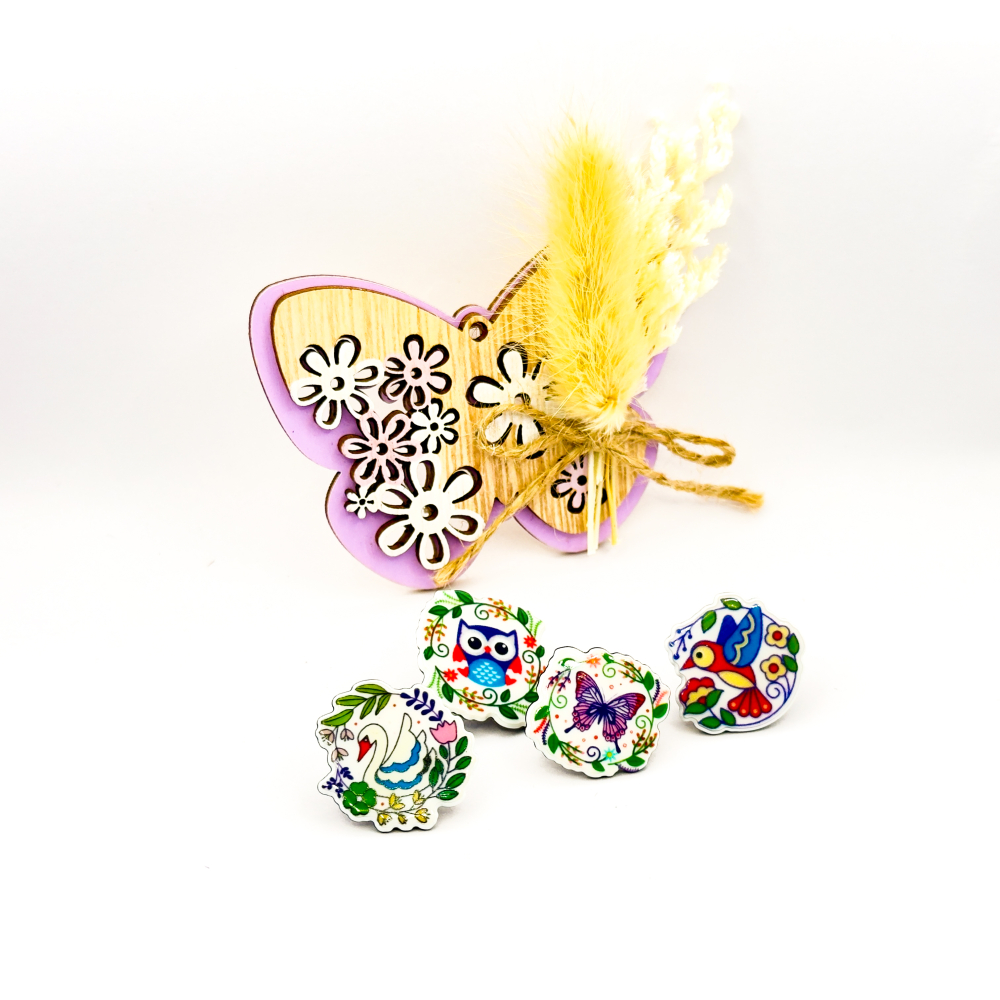 Set brose pin colorate Set brose pin colorate