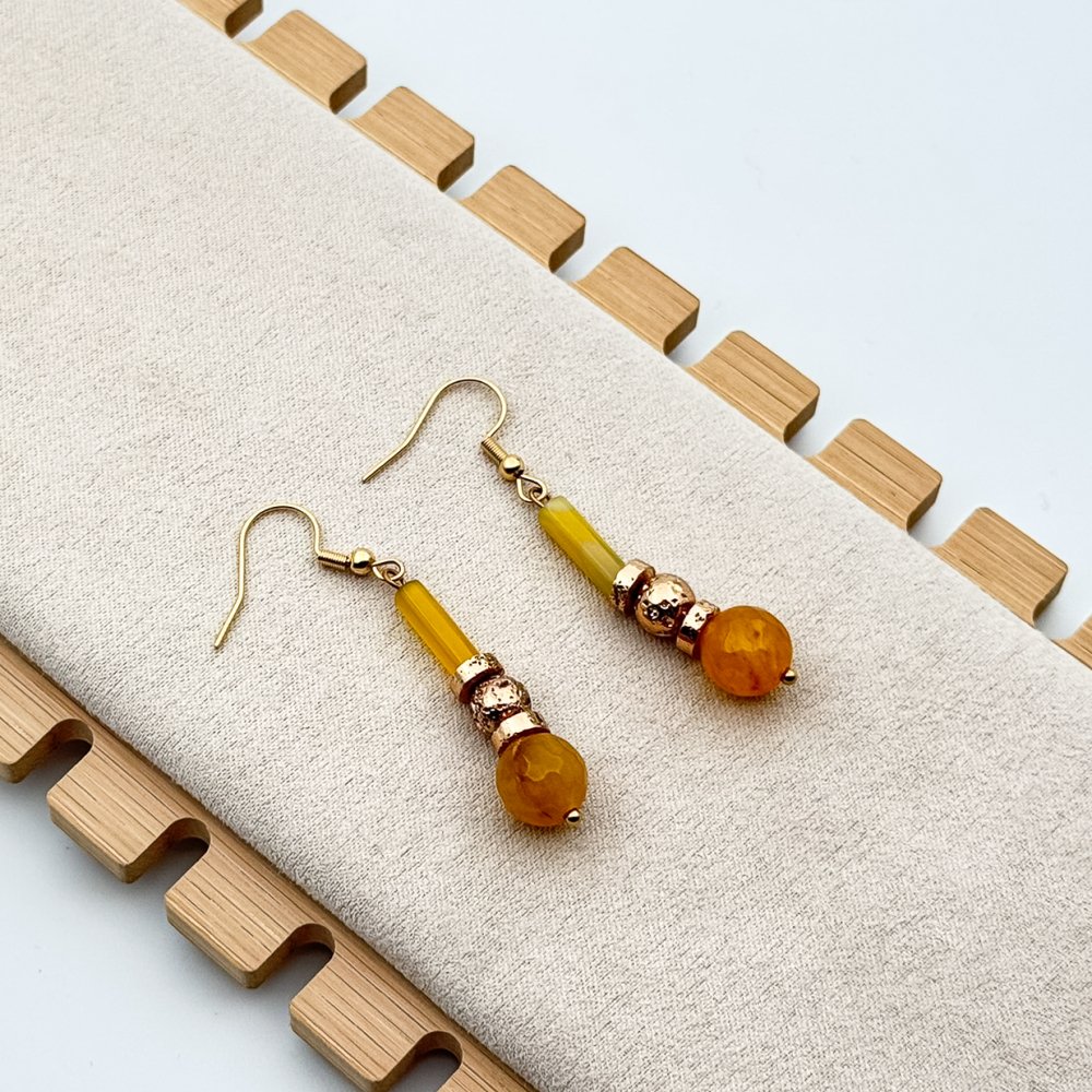 Cercei placati cu aur 18K – CRISSA