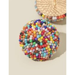 Cercei colorati rotunzi