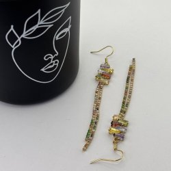 Cercei eleganti colorati Cercei eleganti colorati