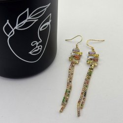 Cercei eleganti colorati Cercei eleganti colorati