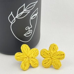 Cercei flori colorate