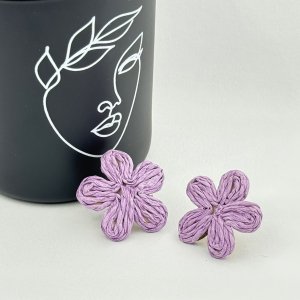 Cercei flori colorate