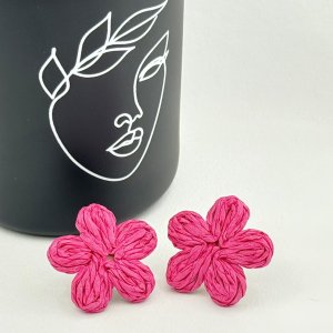 Cercei flori colorate