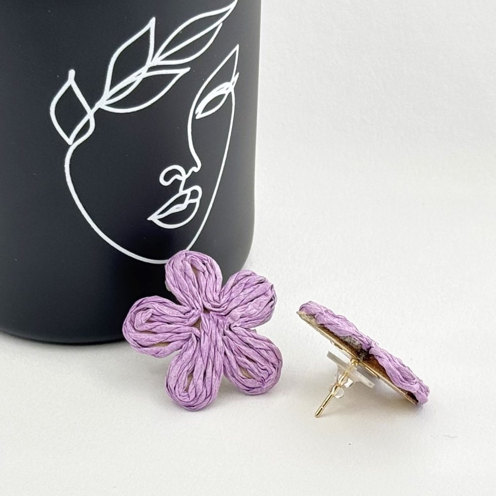 Cercei flori colorate