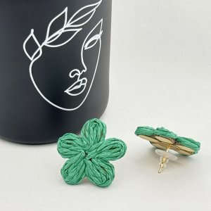 Cercei flori colorate