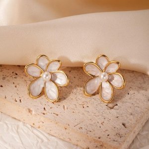 Cercei placati cu aur 18K – CRISSA