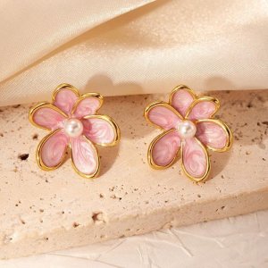 Cercei placati cu aur 18K – CRISSA