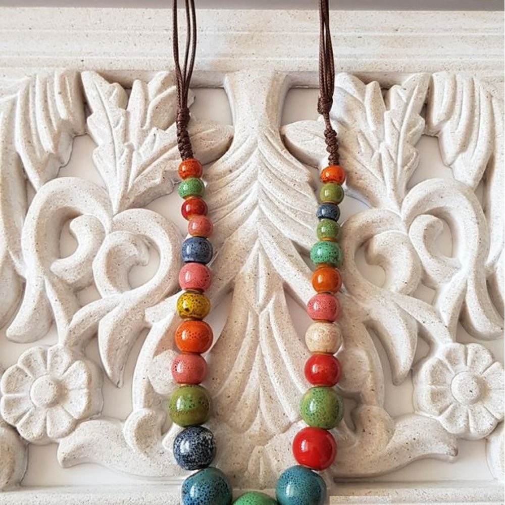 Colier ceramica multicolor Colier ceramica multicolor