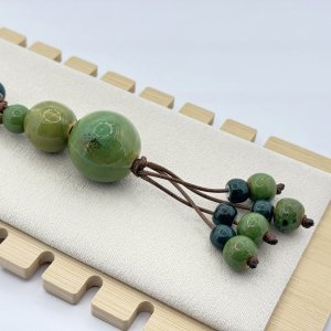 Colier colorat din ceramica