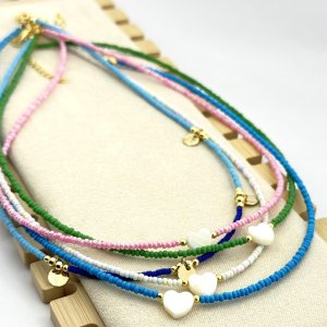 Colier colorat margelute Miyuki