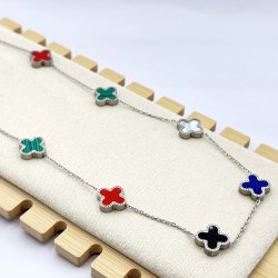 Colier colorat otel inoxidabil Colier colorat otel inoxidabil