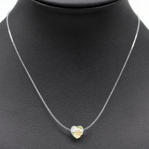 Colier fir transparent cu inimioara