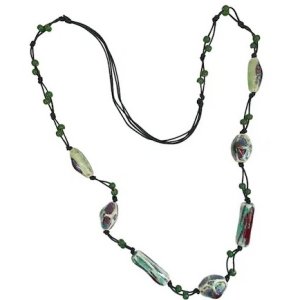 Colier lung ceramica