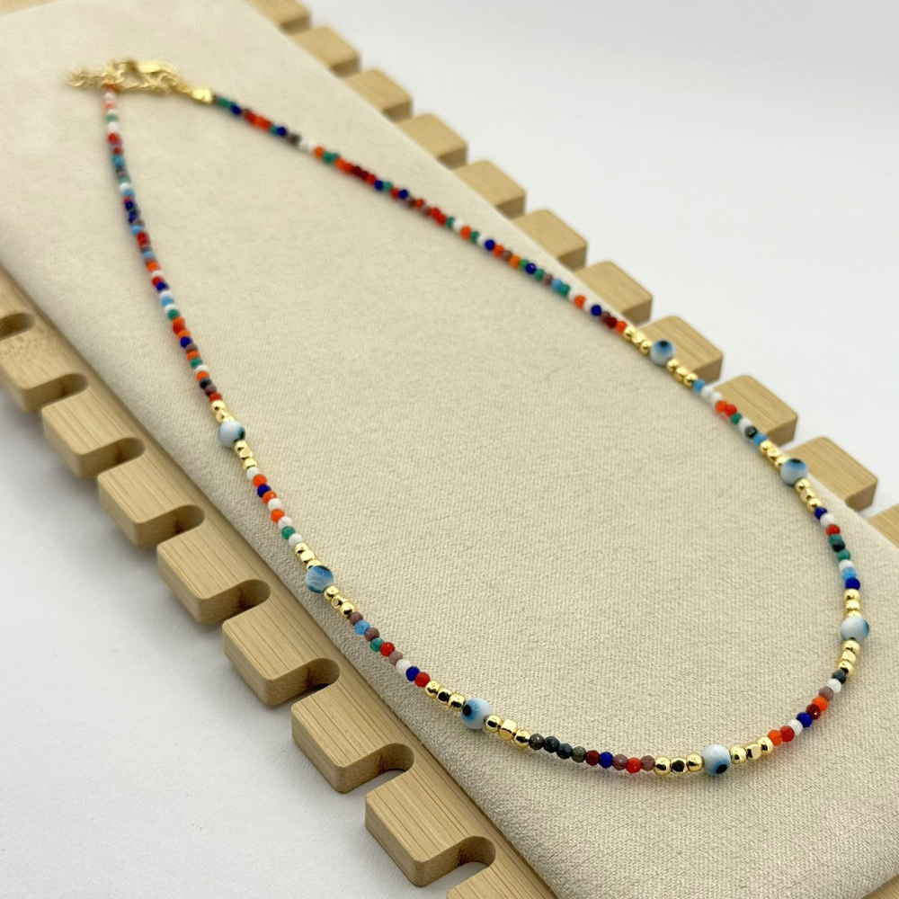 Colier margelute Miuky colorate