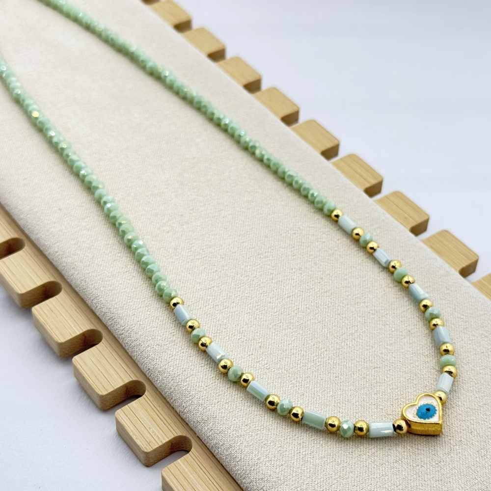 Colier margelute Ochiul lui Horus Colier margelute Ochiul lui Horus