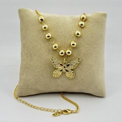 Colier otel inoxidabil fluture mare Colier otel inoxidabil fluture mare