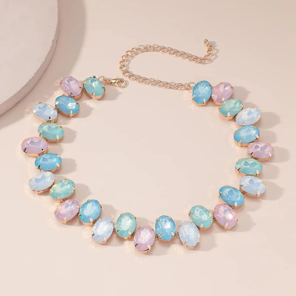 Colier statement colorat Colier statement colorat
