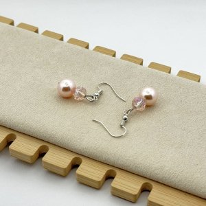 Set colier si cercei perlute colorate Set colier si cercei perlute colorate