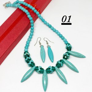 Set colier si cercei Turquoise