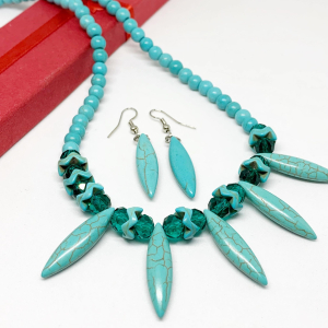 Set colier si cercei Turquoise