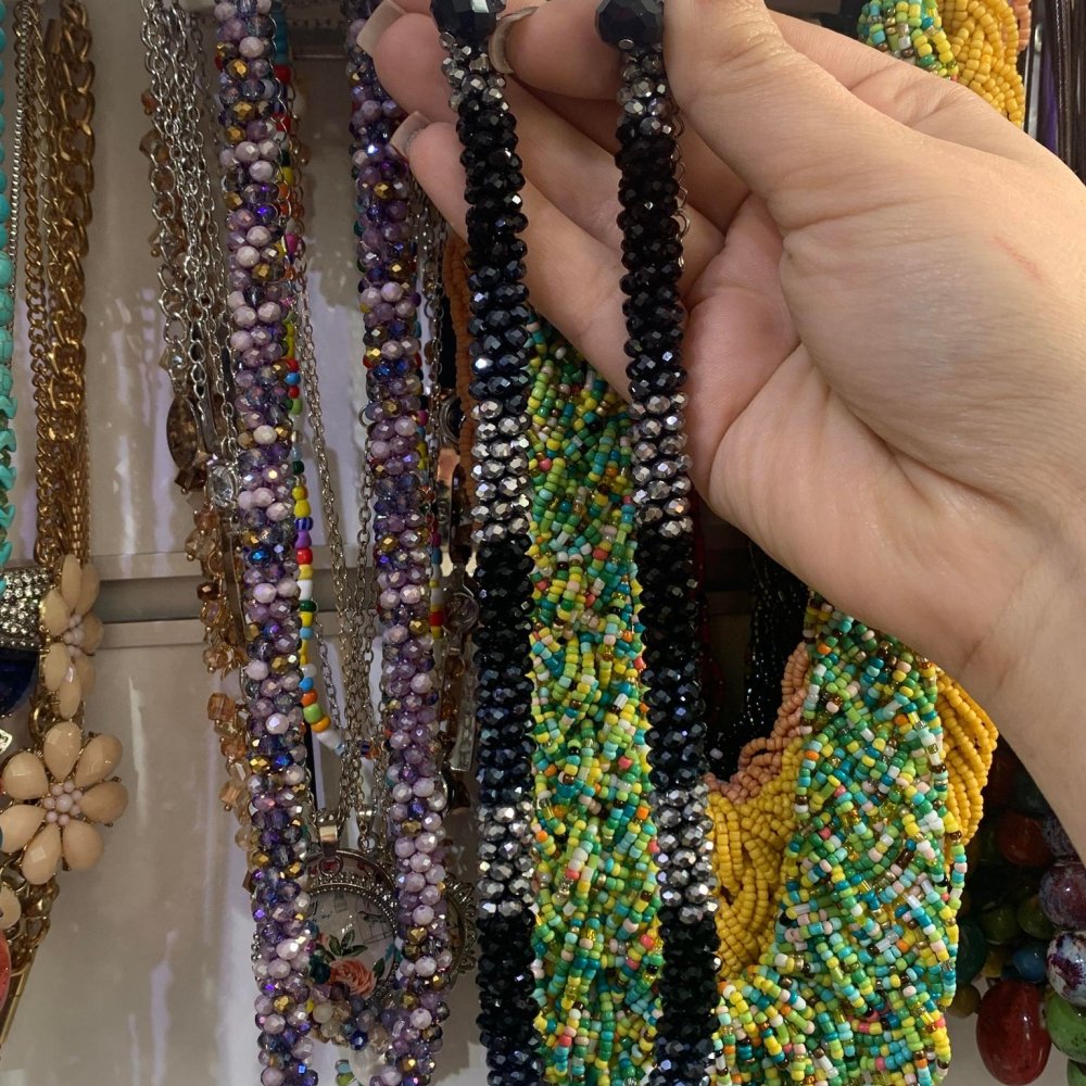 Set  dama colorat cercei si colier