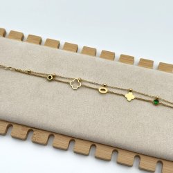 Bratara placata cu aur 18k