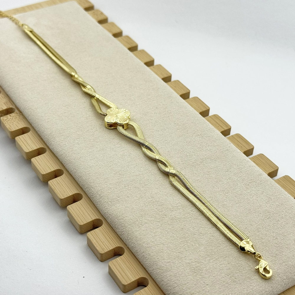 Bratara placata cu aur 18k