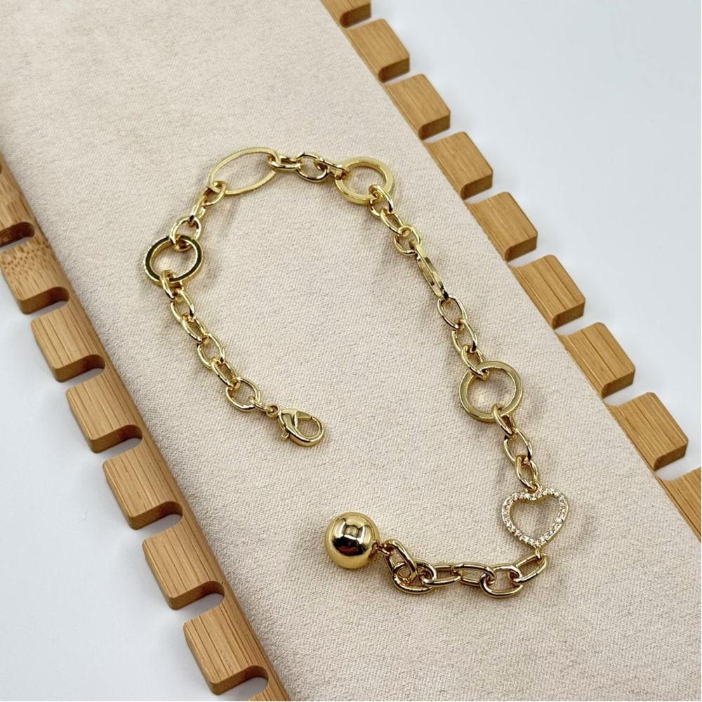 Bratara placata cu aur 18k