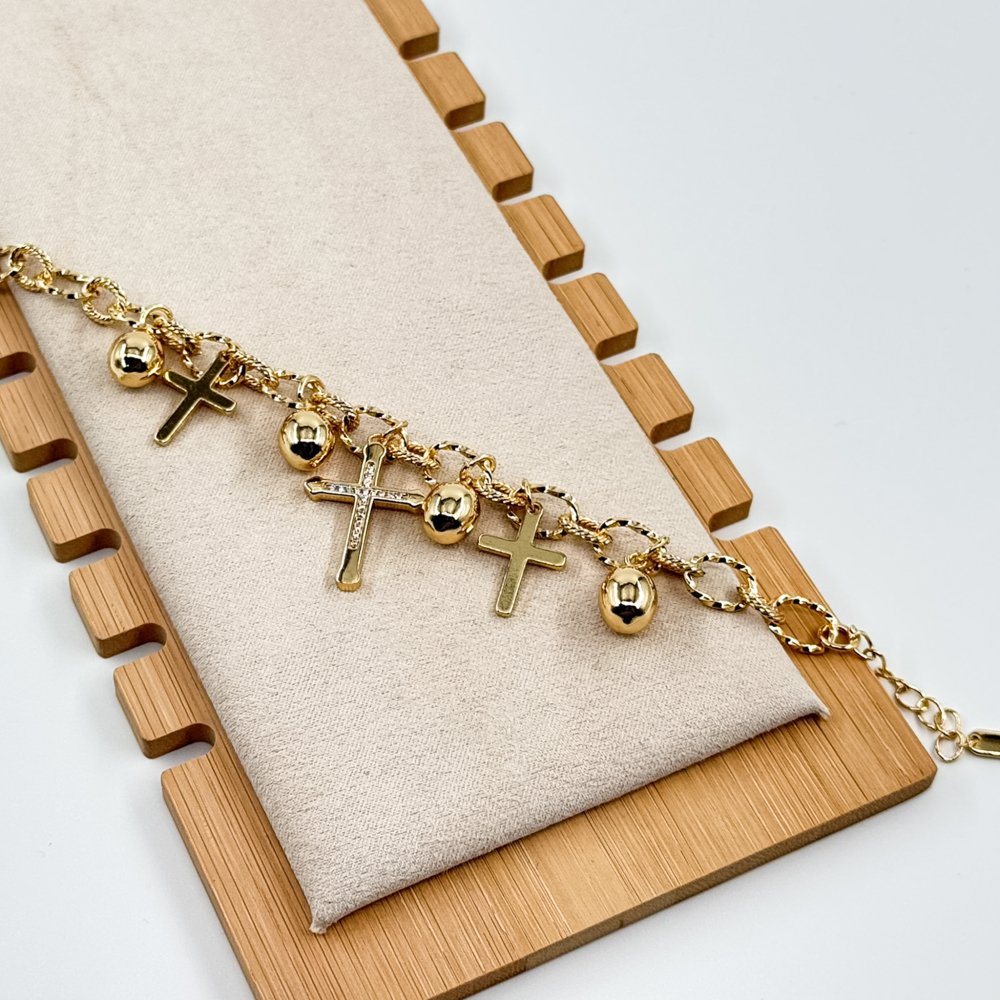 Bratara placata cu aur 18k