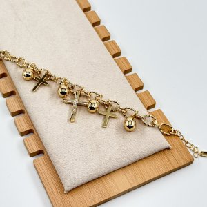 Bratara placata cu aur 18k