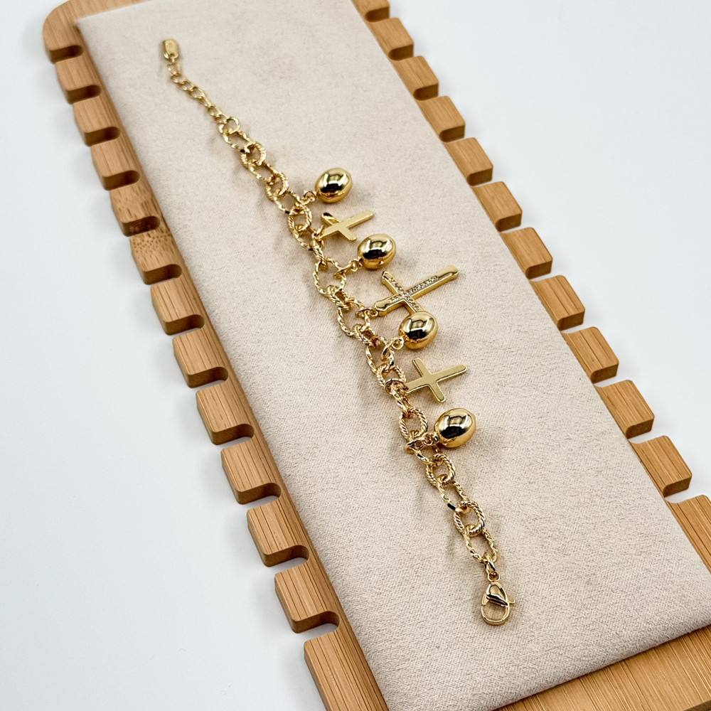Bratara placata cu aur 18k