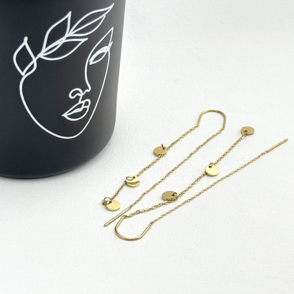 Cercei banuti otel inoxidabil Cercei banuti otel inoxidabil