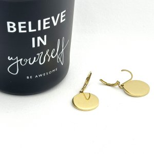 Cercei banuti otel inoxidabil