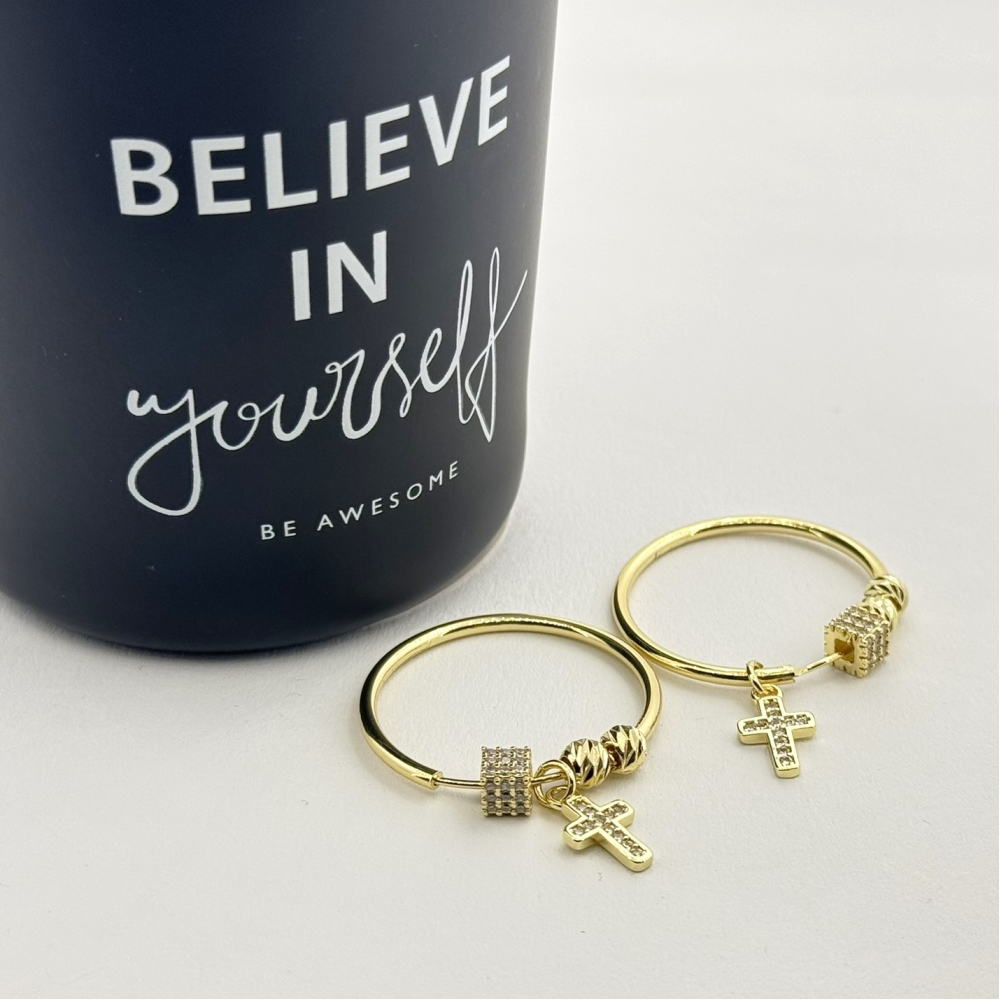 Cercei Cruce otel inoxidabil Cercei Cruce otel inoxidabil