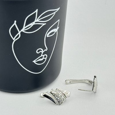 Cercei dama otel inoxidabil